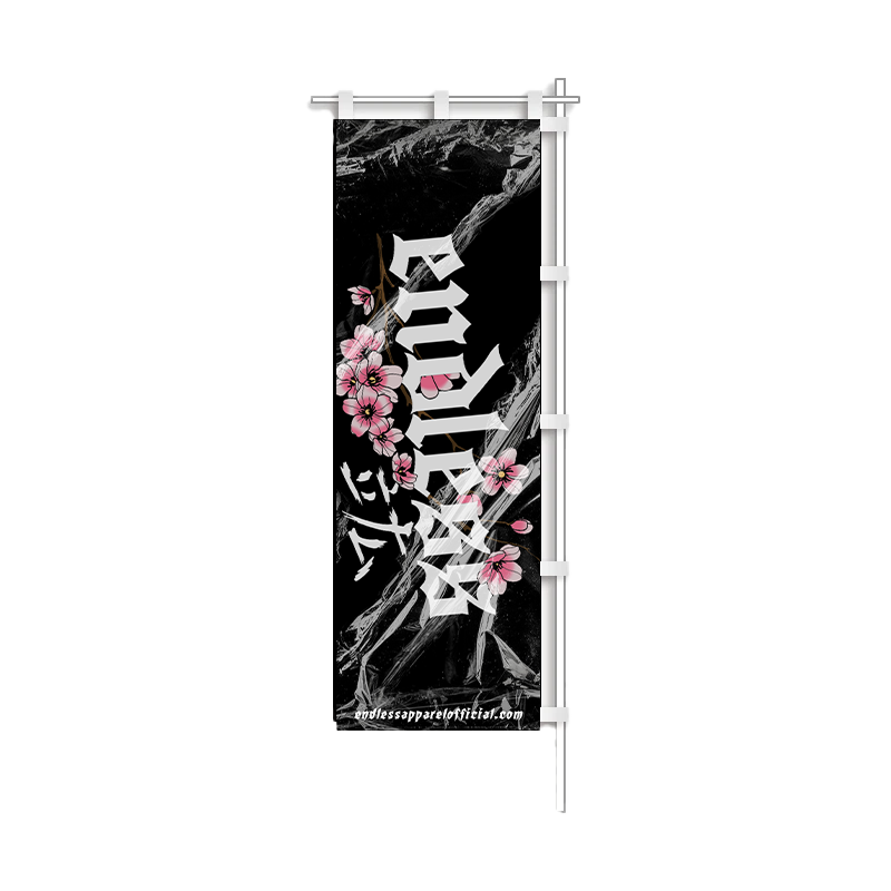 Vintage Blossom Nobori Flags